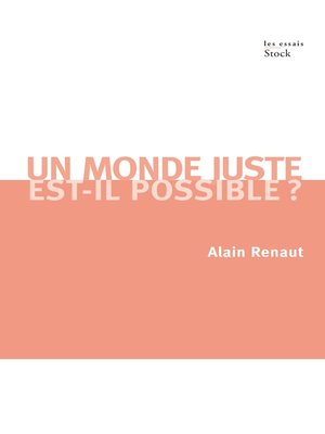 cover image of Un monde juste est-il possible ?